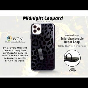 Loopy Original - iPhone 11 Pro Max - Midnight Leopard | Matte & Gloss / Lefty